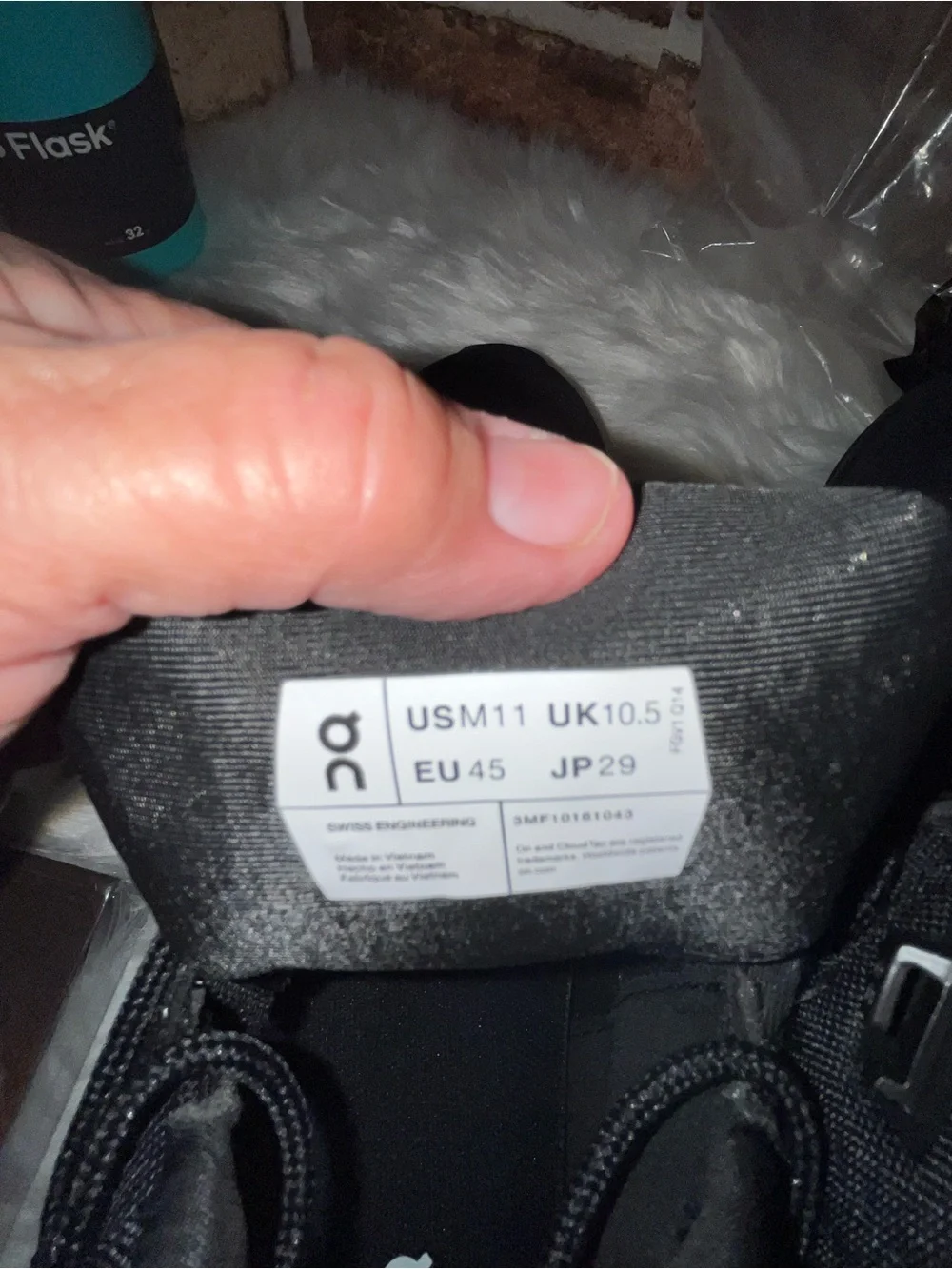 On Running Black Cloudrock Waterproof Men's Trail Boots
